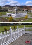 Rhynie  War Memorial railing
