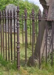 Roy Bridge  grave railing 2