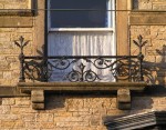 Beamish  Museum Sun Inn balcony railing