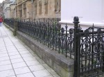 Glasgow  Cranworth Street railings 1