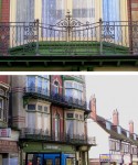 Ilfracombe  High Street balcony railings