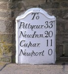 Newport-on-Tay  milepost